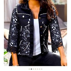 Boston Proper Embellished Jacket